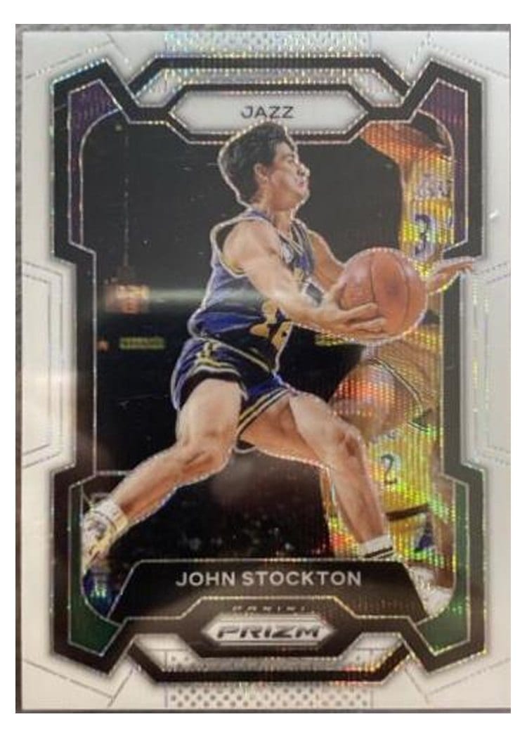 2023-24 Panini Prizm Base Set John Stockton #198 card