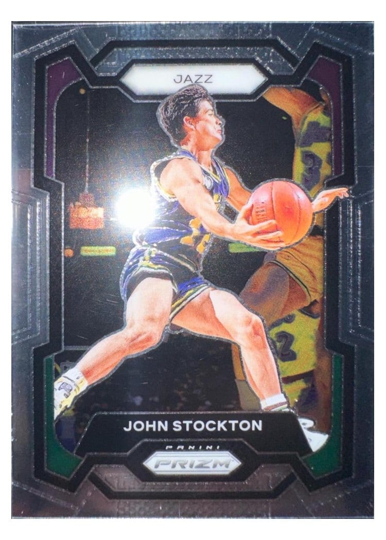 2023-24 Panini Prizm Base Set John Stockton #198 card