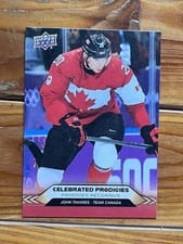 2025-26 Tim Hortons Team Canada Olympic Hockey Celebrated Prodigies John Tavares #CP-11 card
