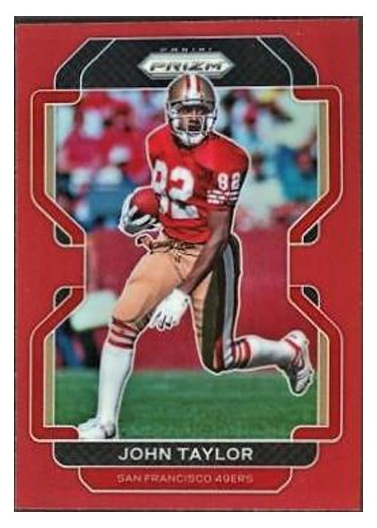 2021 Panini Prizm Base Set John Taylor Red Prizm #61 card