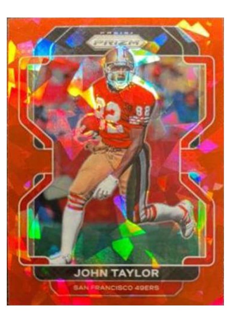 2021 Panini Prizm Base Set John Taylor Red Ice Prizm #61 card