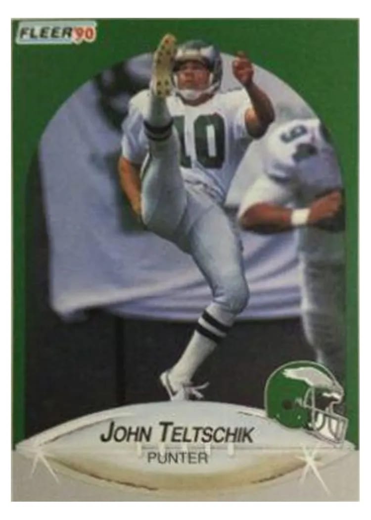 1990 Fleer John Teltschik #91 card