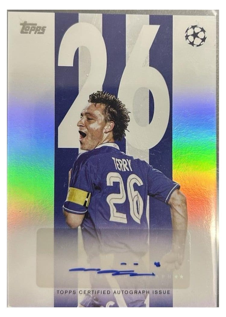 2025-26 Topps UEFA Club Competitions Best of the Best: Legendary Numbers Autographs John Terry #BBA-JT card