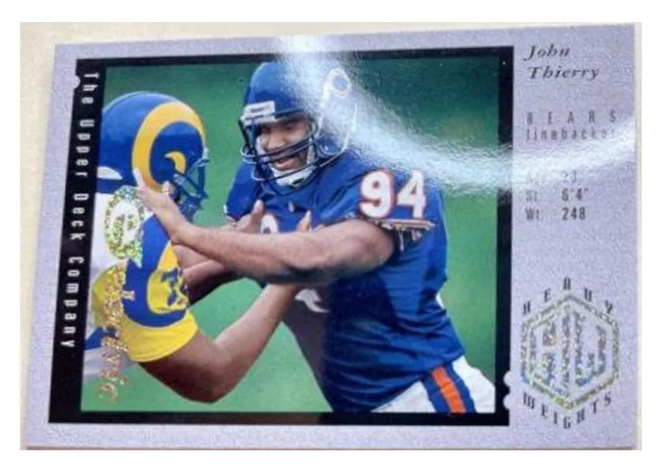 1994 Upper Deck John Thierry #33 card