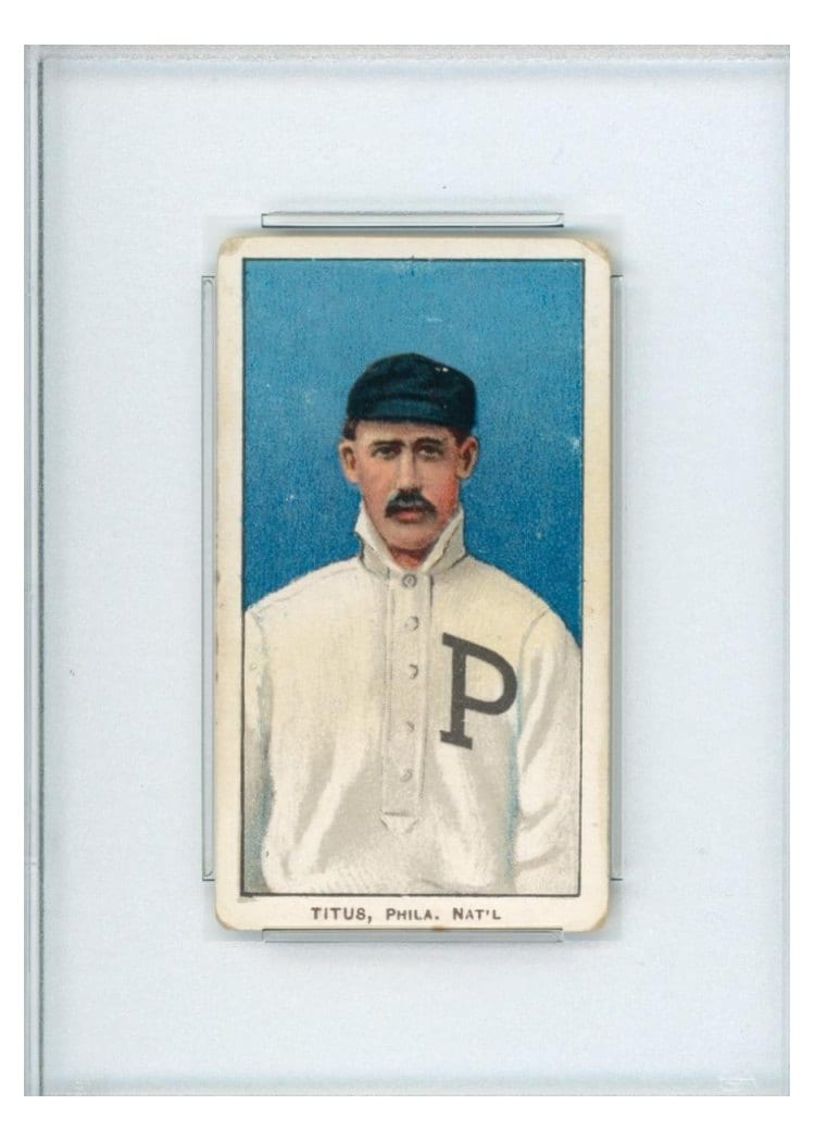 1909 T206 Sovereign 350 John Titus card