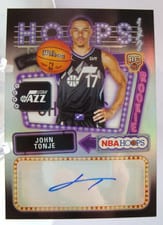 2025-26 NBA Hoops Hoops Rookie First Signs John Tonje #HFS-JT card