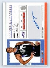 2025-26 NBA Hoops Hoops Rookie Signatures John Tonje #HRS-JT card