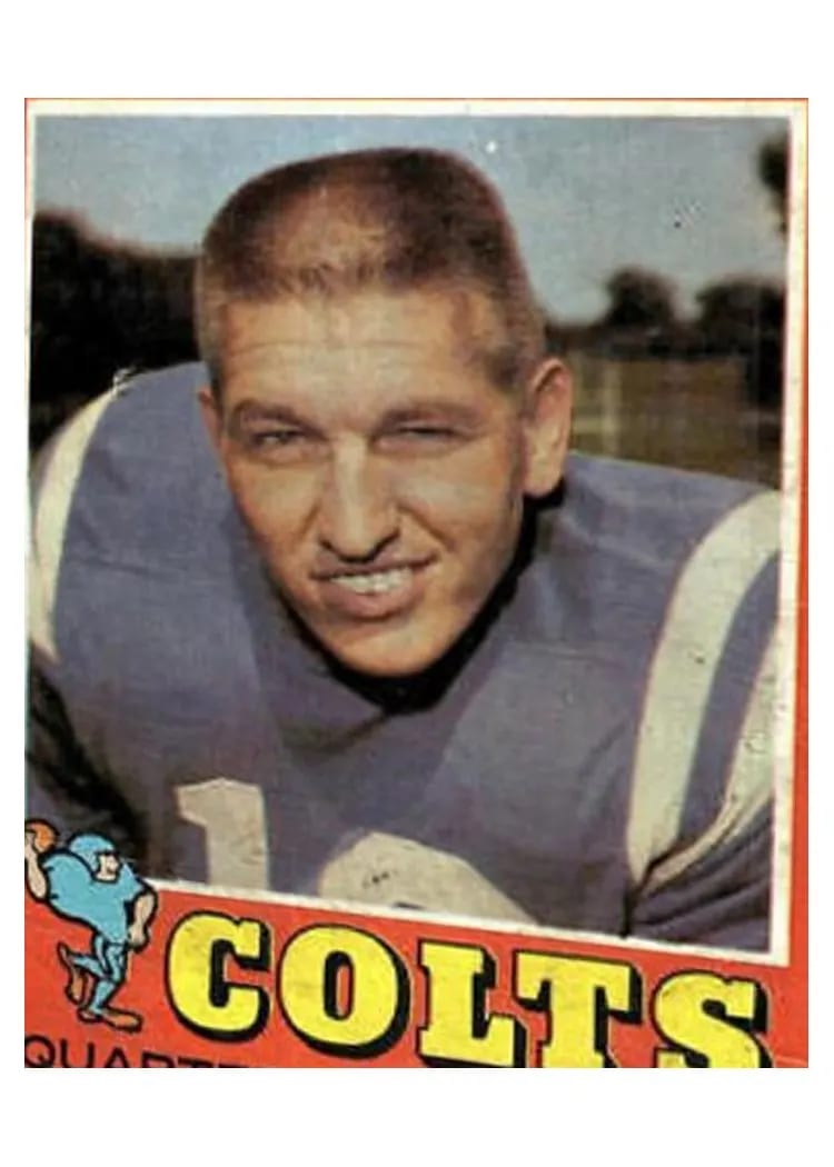 1971 Topps John Unitas #1 card