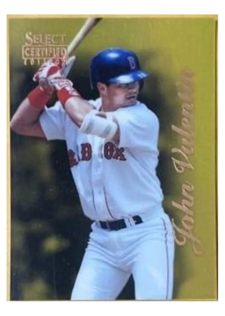 1996 Select Certified John Valentin #34 card