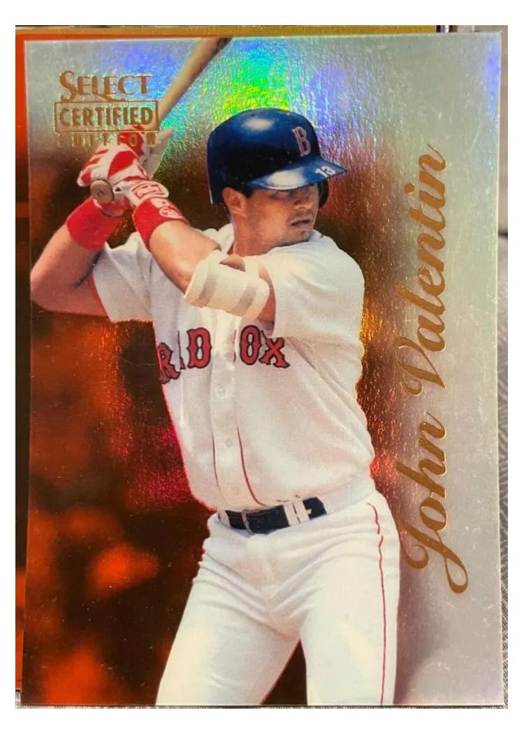 1996 Select Certified John Valentin #34 card