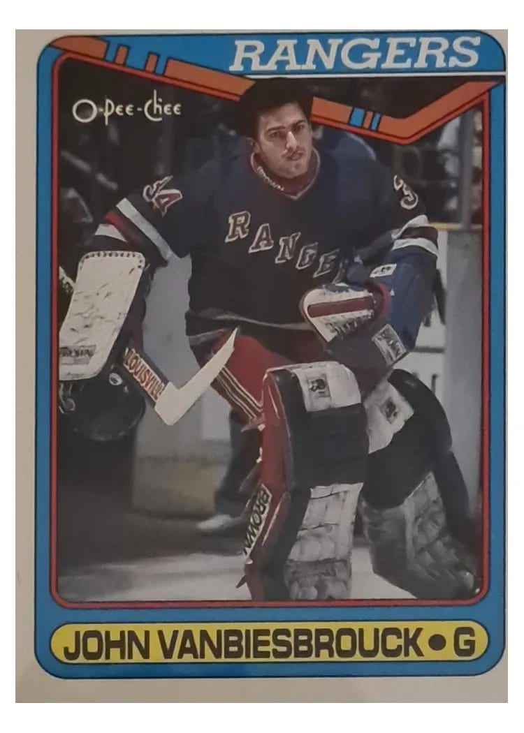 1990 O-Pee-Chee John Vanbiesbrouck #75 card