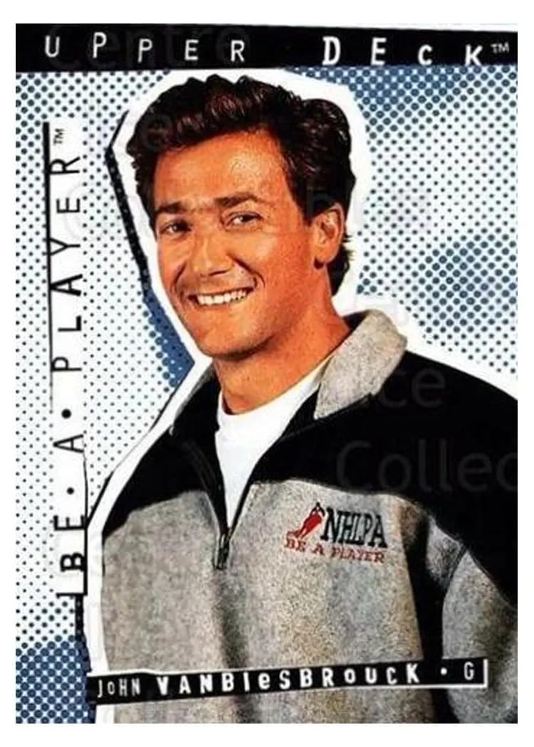 1994 Upper Deck Be A Player John Vanbiesbrouck #R20 card