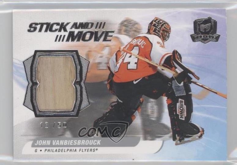 2020-21 Upper Deck The Cup Stick and Move John Vanbiesbrouck #SM-JV card