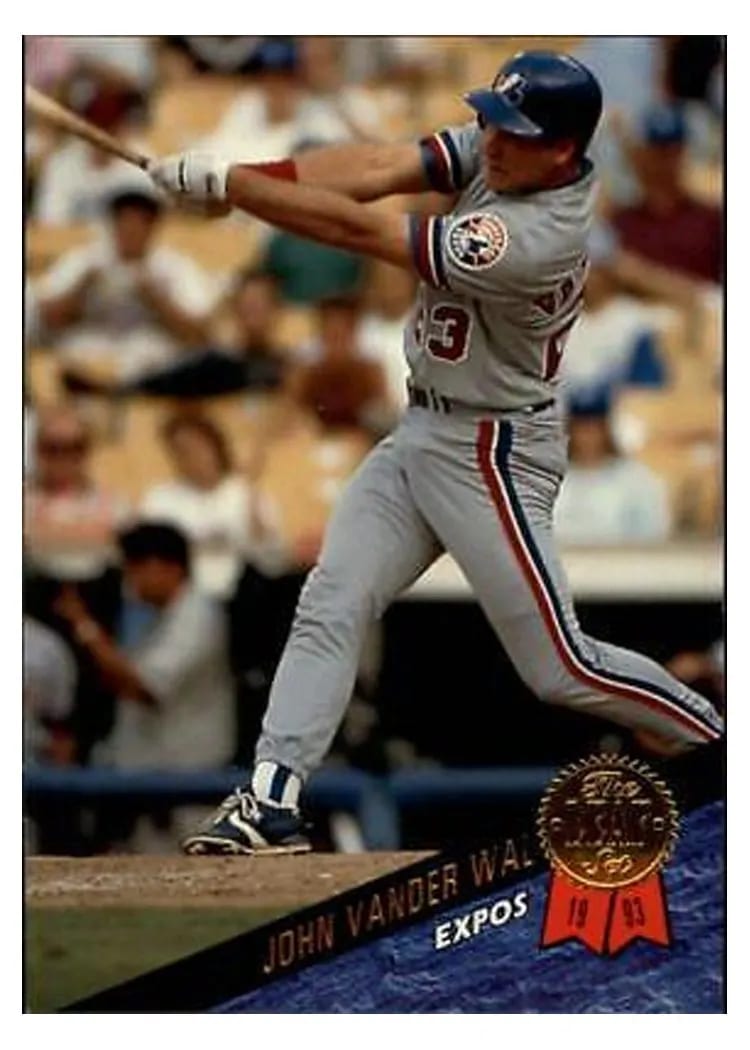 1993 Leaf John Vander Wal #19 card