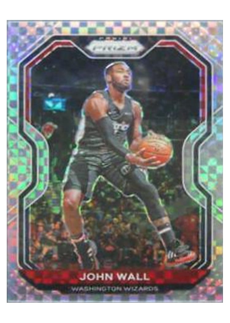 2020-21 Panini Prizm Base Set John Wall Lucky Envelopes Prizm #56 card