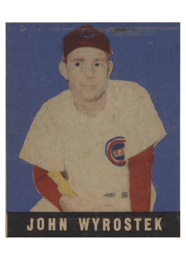 1948 Leaf John Wyrostek #19 card