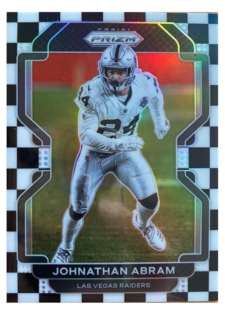2021 Panini Prizm Base Set Johnathan Abram #182 card