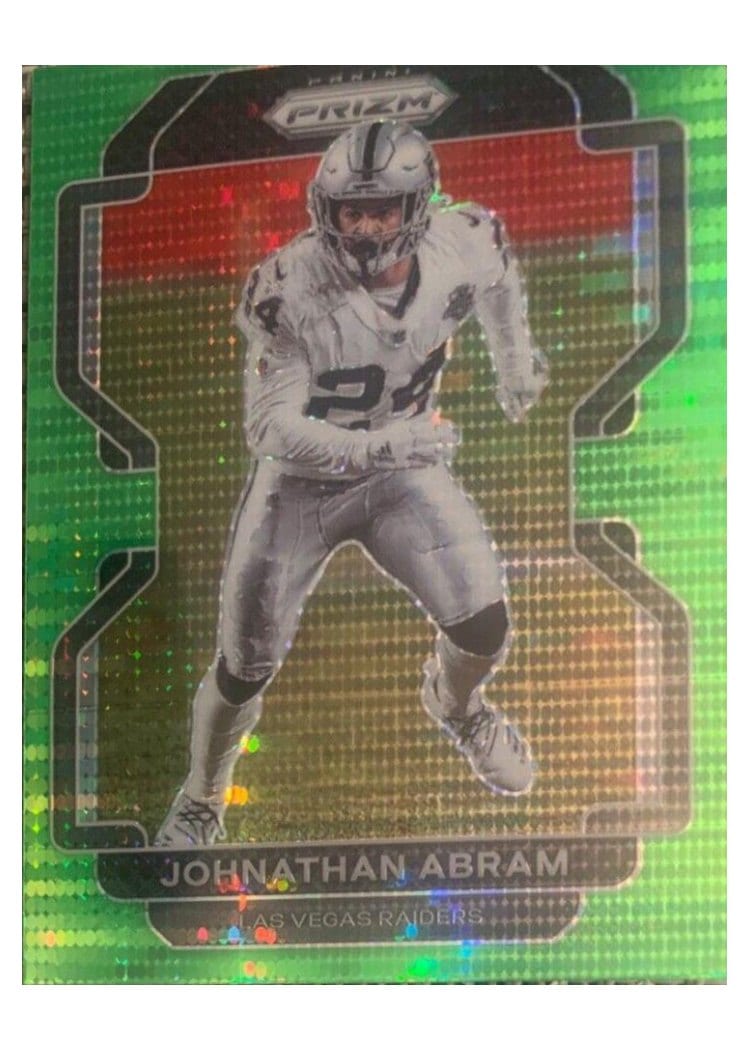 2021 Panini Prizm Base Set Johnathan Abram #182 card