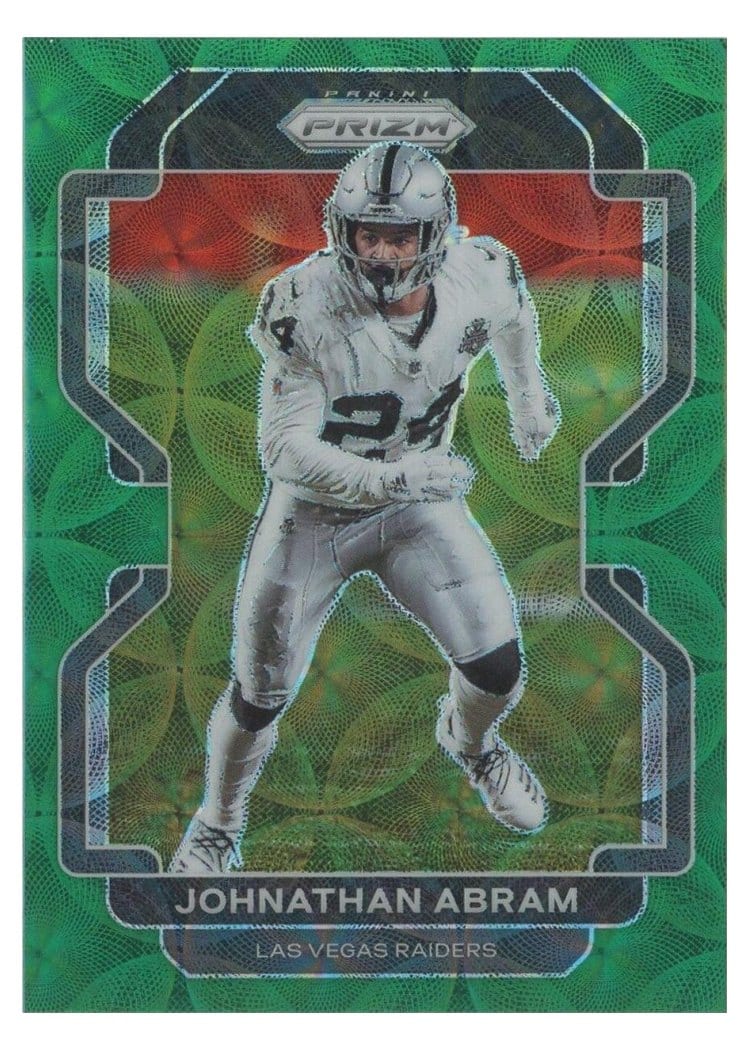 2021 Panini Prizm Base Set Johnathan Abram #182 card