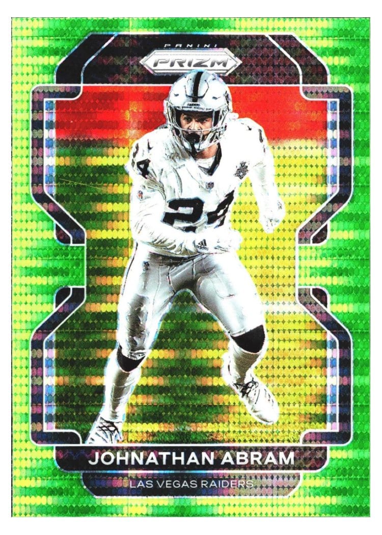 2021 Panini Prizm Base Set Johnathan Abram #182 card