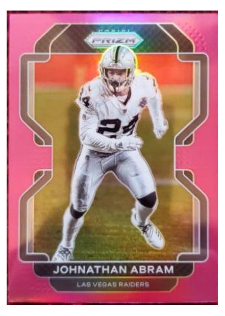 2021 Panini Prizm Base Set Johnathan Abram #182 card