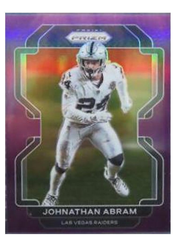 2021 Panini Prizm Base Set Johnathan Abram #182 card