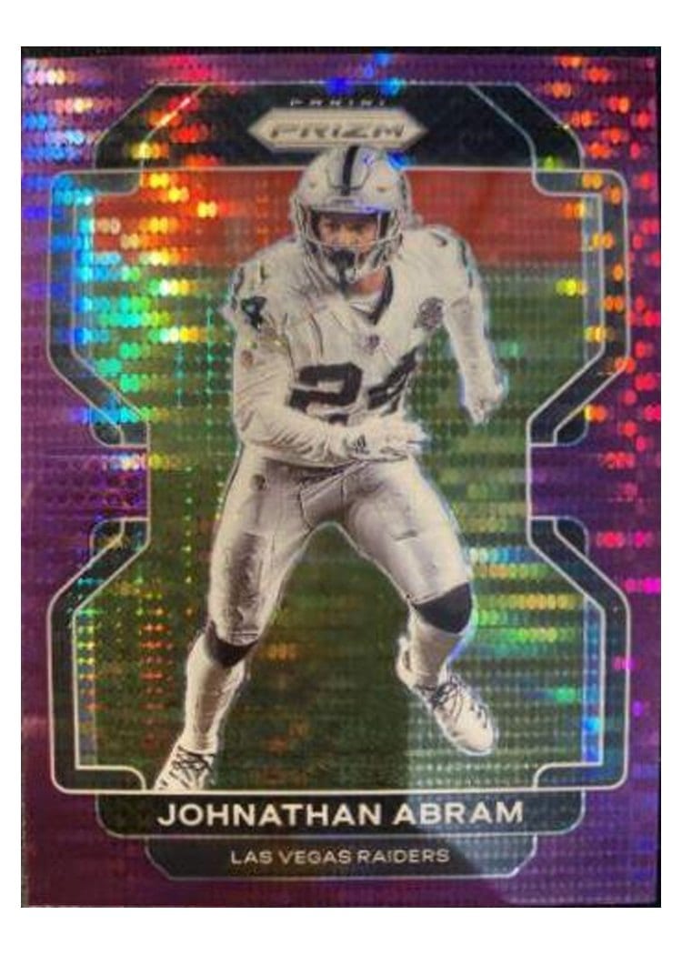 2021 Panini Prizm Base Set Johnathan Abram #182 card