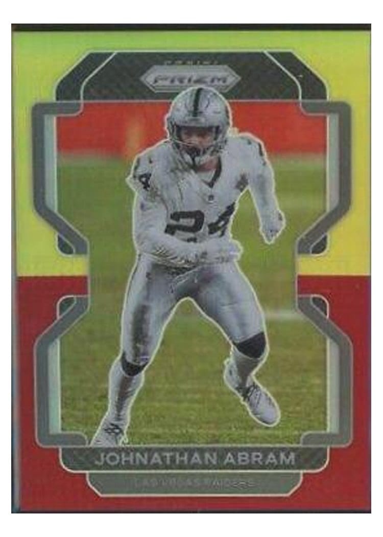 2021 Panini Prizm Base Set Johnathan Abram #182 card