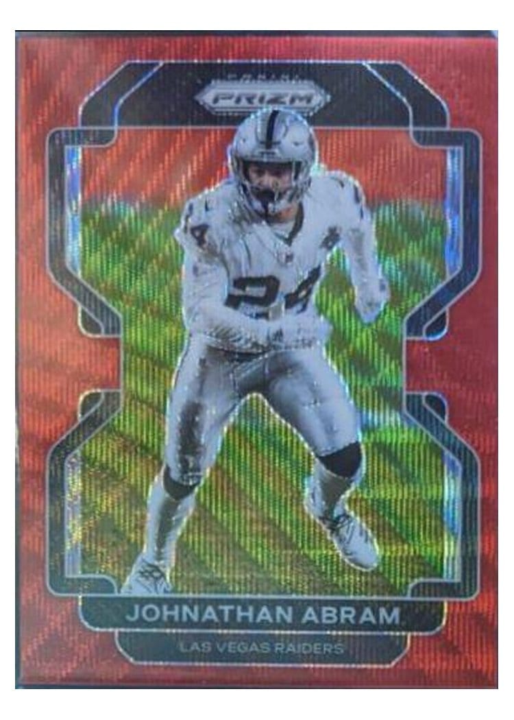 2021 Panini Prizm Base Set Johnathan Abram #182 card