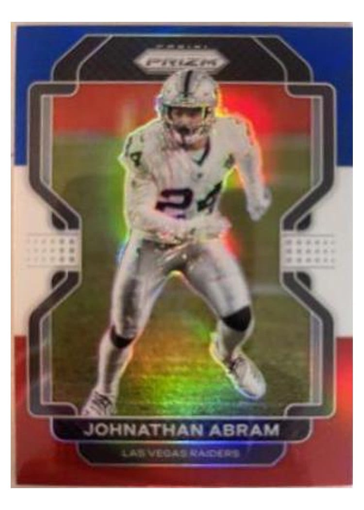 2021 Panini Prizm Base Set Johnathan Abram #182 card