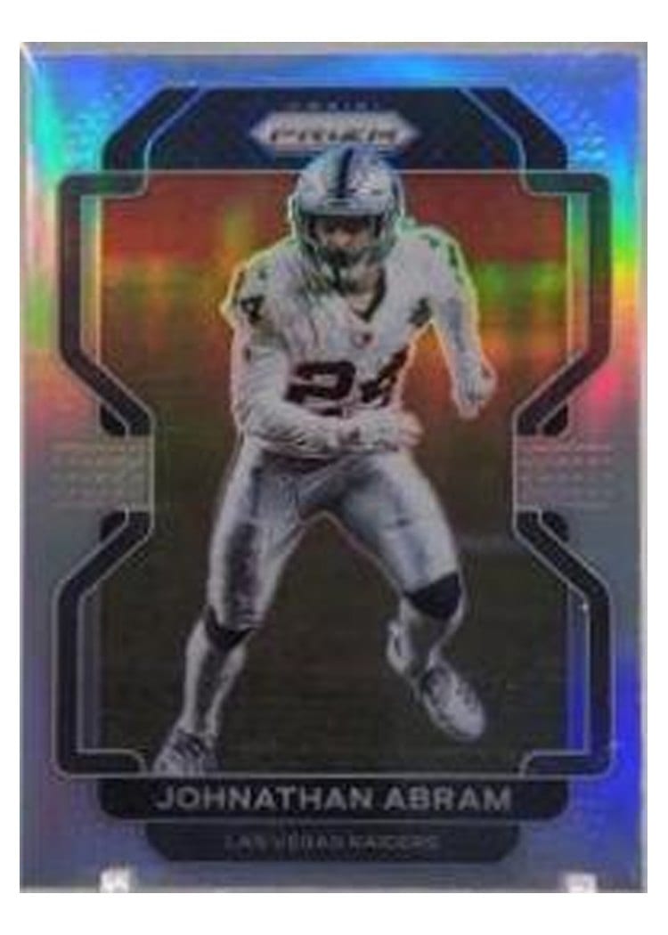 2021 Panini Prizm Base Set Johnathan Abram #182 card