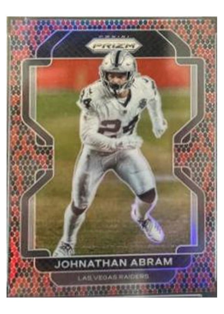 2021 Panini Prizm Base Set Johnathan Abram #182 card