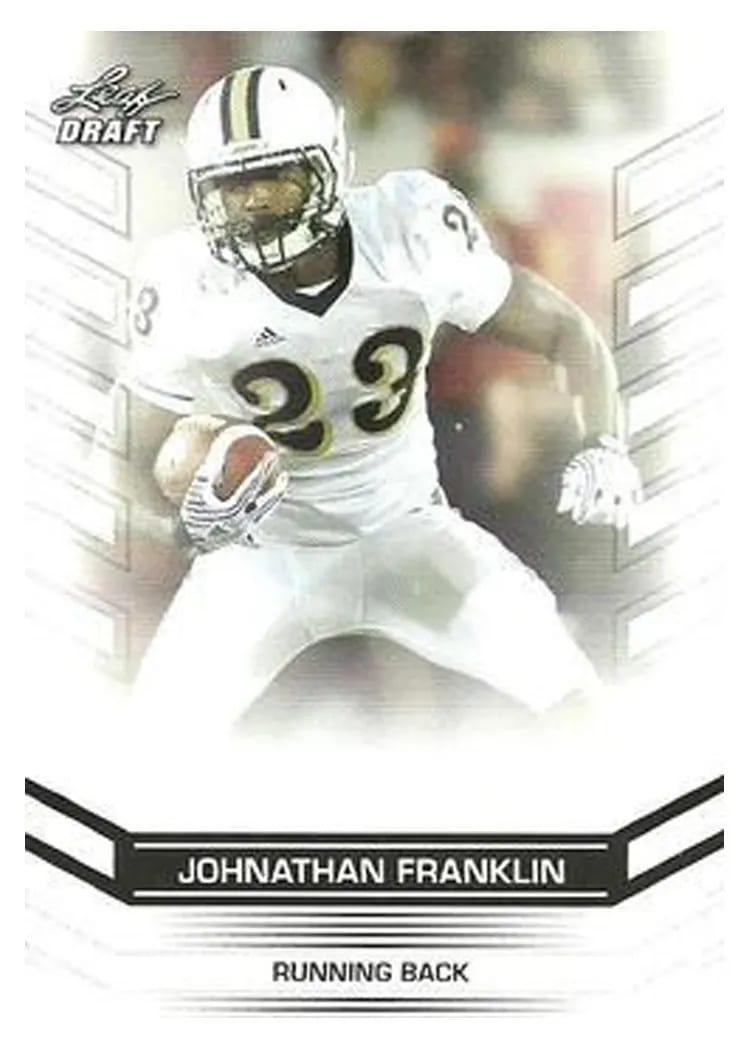 2013 Leaf Draft Johnathan Franklin #29 card