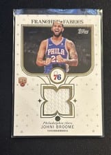 2025-26 Topps Franchise Fabrics Johni Broome #FF-JO card