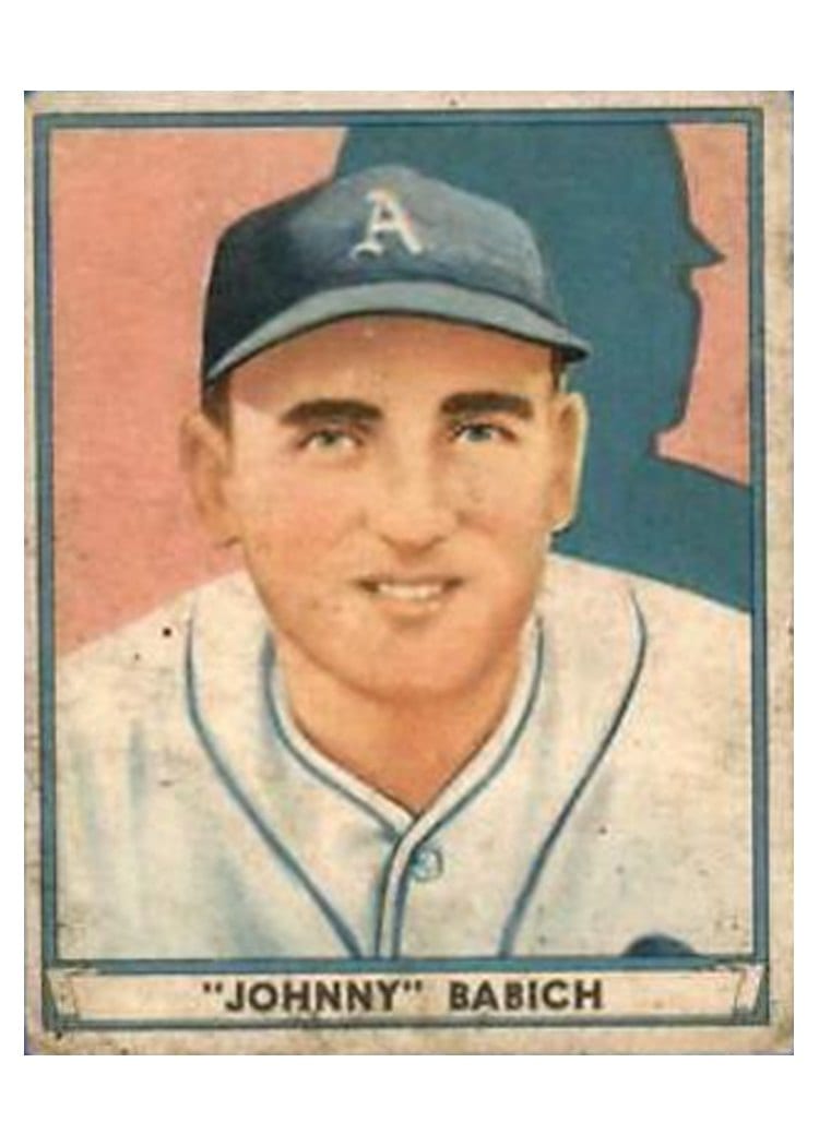 1941 Play Ball Johnny Babich #40 card
