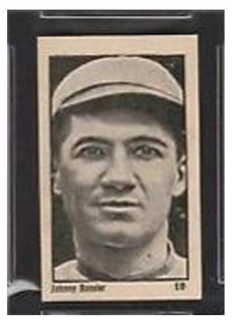 1923 Maple Crispette Johnny Bassler #10 card