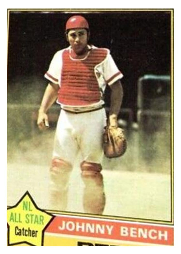 1976 Topps Johnny Bench #300 card