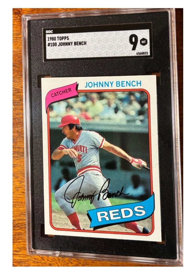 1980 Topps Base Set Johnny Bench #100 card