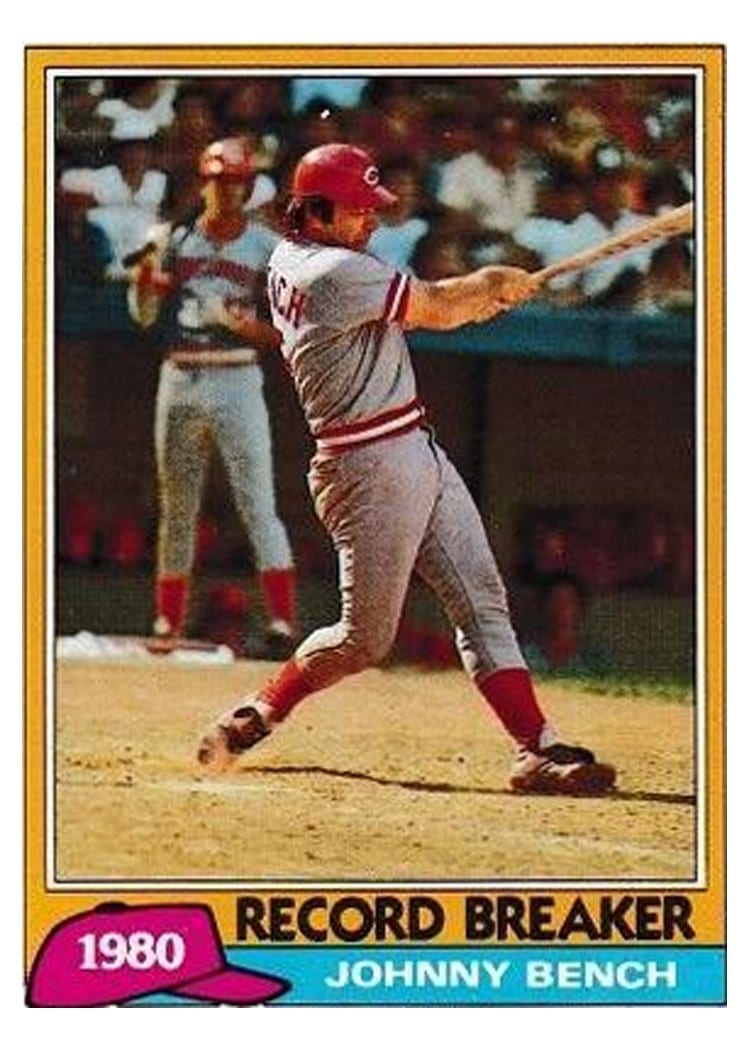 1981 Topps Johnny Bench #201 card