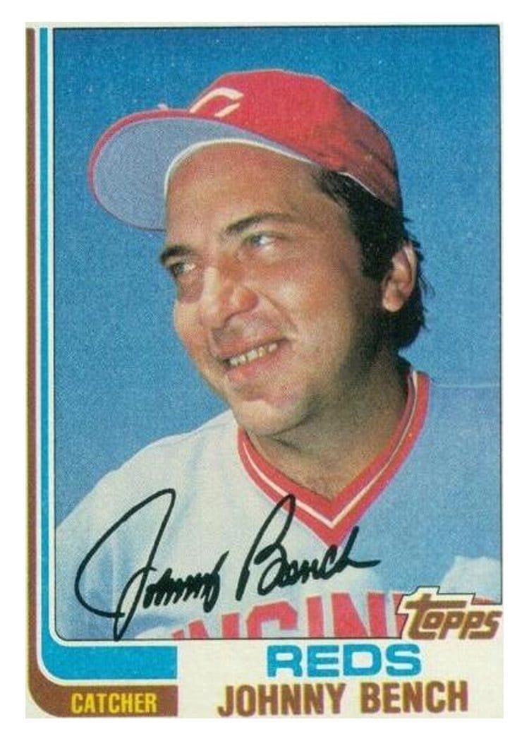 1982 Topps Johnny Bench #400 card