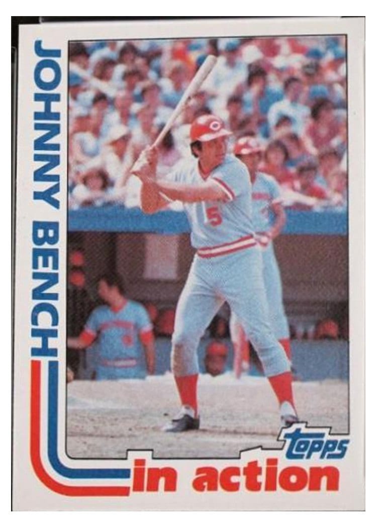 1982 Topps Johnny Bench #401 card