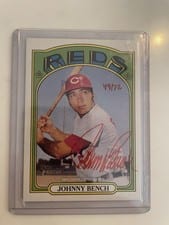 2021 Topps Heritage Real One Autographs Johnny Bench #ROA-JB card