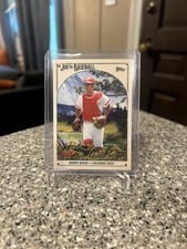 2023 Topps x Bob Ross: The Joy of Baseball Base Set Johnny Bench #87 card