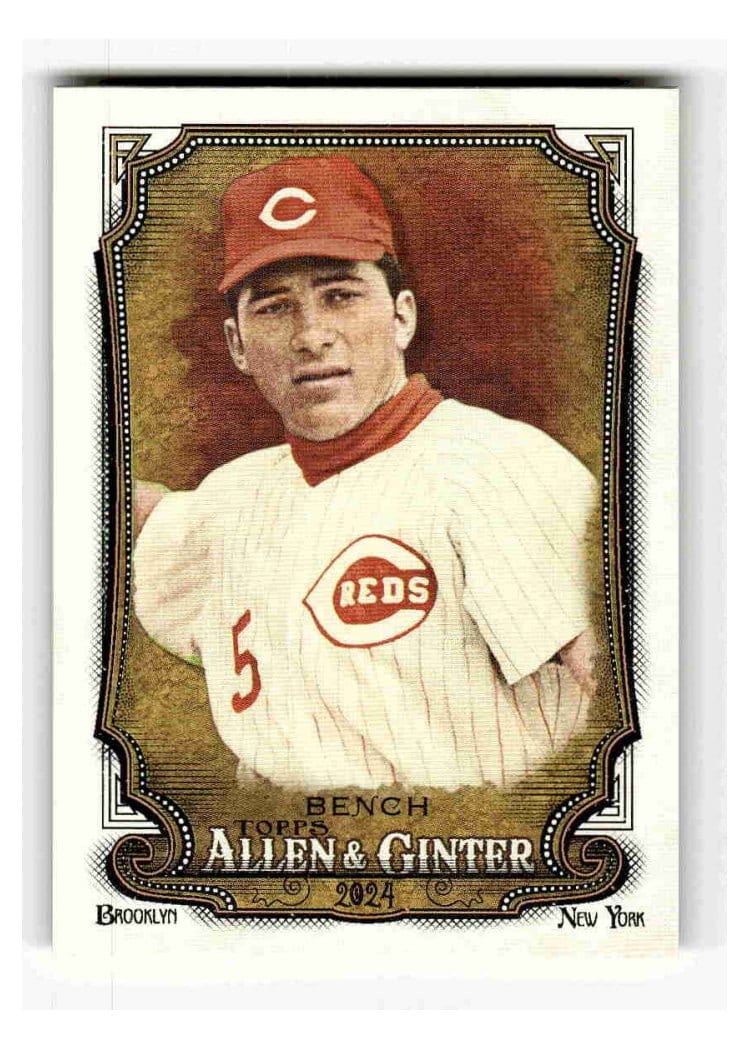 2024 Topps Allen & Ginter Base Set Johnny Bench #350 card