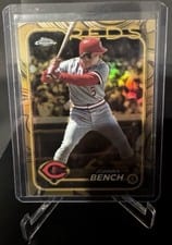 2024 Topps Gilded Collection Base Set Johnny Bench #137 card