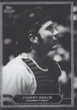 2025 Topps Black & White Prized Portraits Johnny Bench #PP10