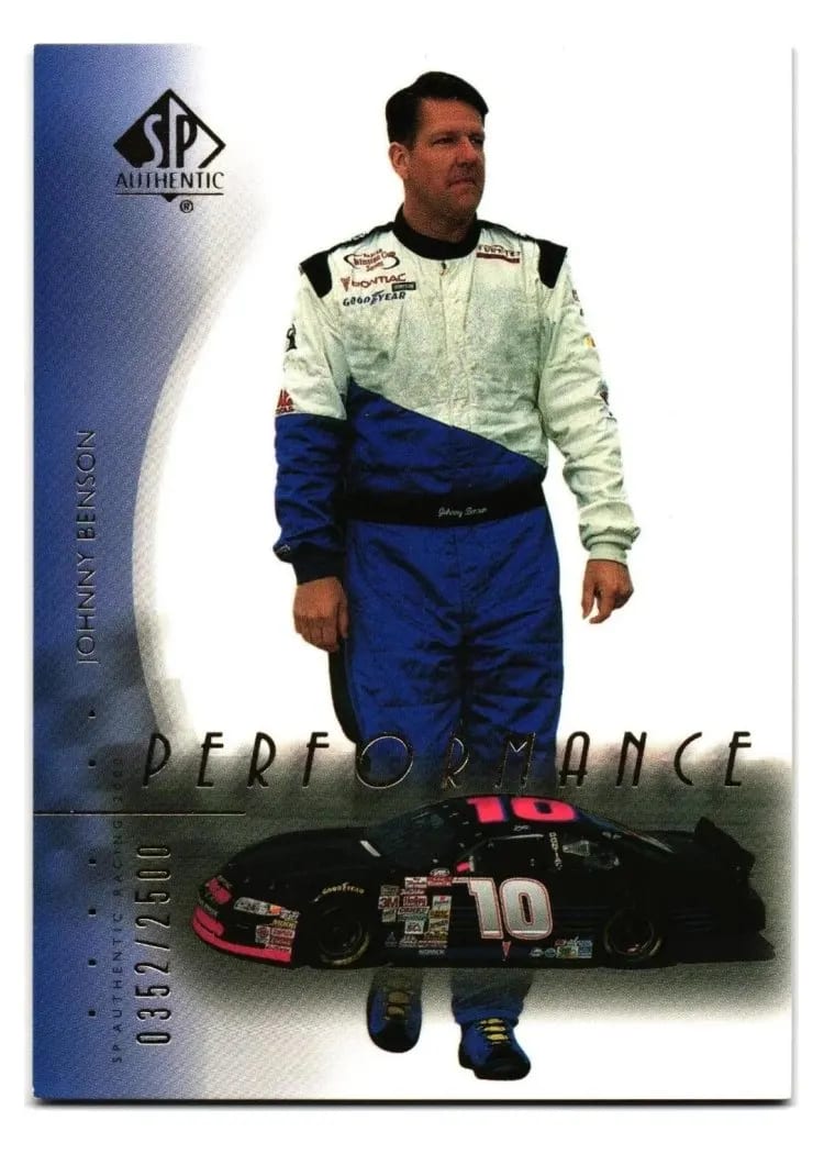 2000 SP Authentic Johnny Benson #48 card