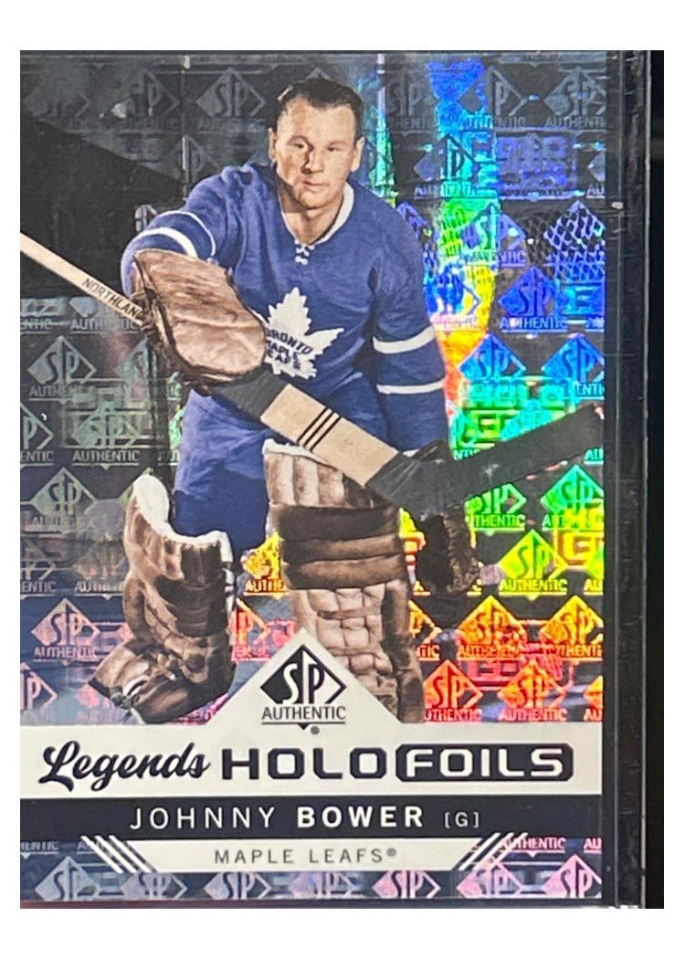 2024-25 SP Authentic Holofoil Legends Johnny Bower #HFL-37 card