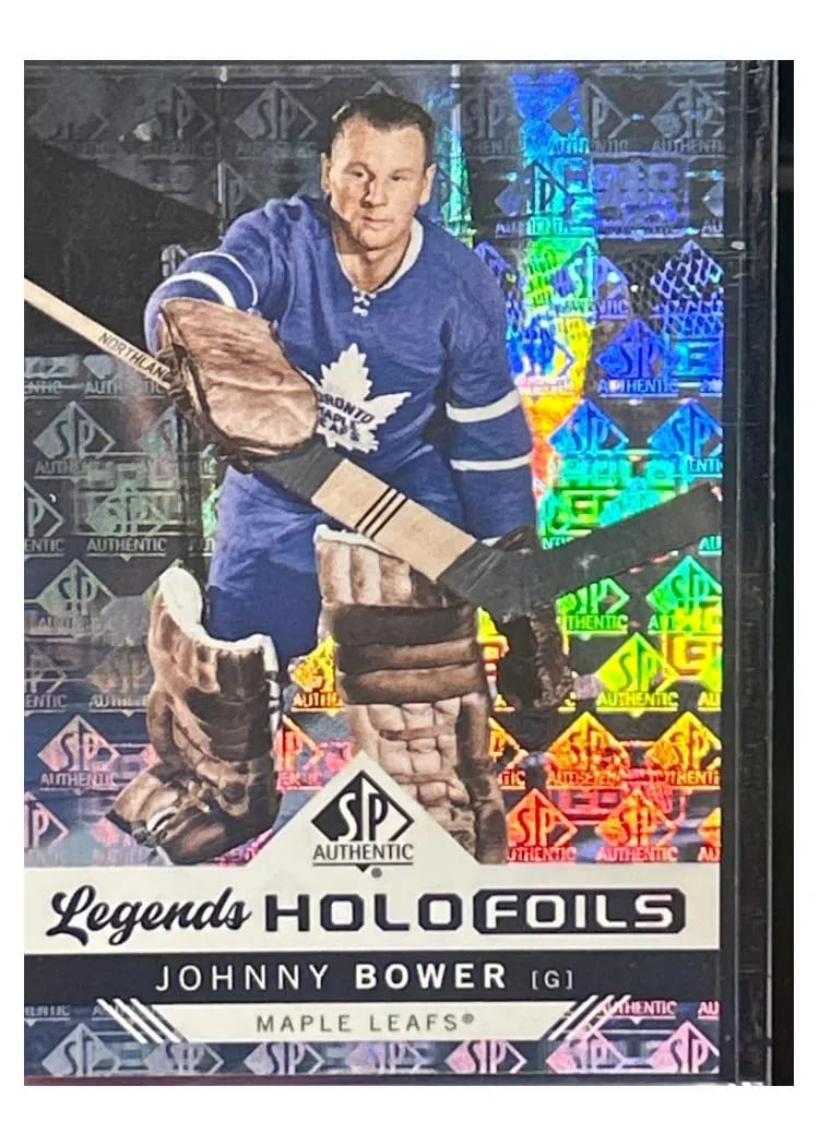 2024-25 SP Authentic Holofoil Legends Johnny Bower #HFL-37 card