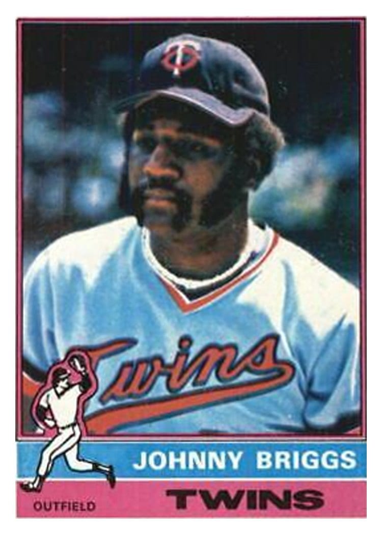 1976 Topps Johnny Briggs #373 card
